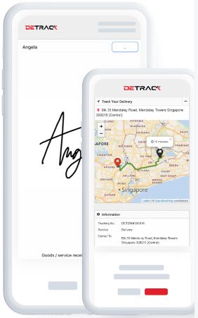 Detrack - delivery management software links seamlessly with iFiniti Fresh Produce Software.